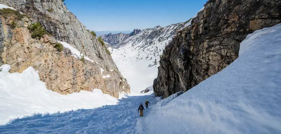 In Search of Couloirs in the Nevada Desert