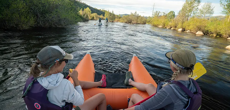 Rafting with Crocs