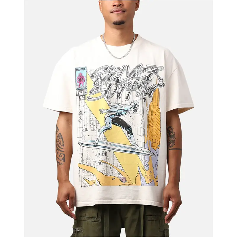 Marvel Silver Surfer Heavyweight T-Shirt