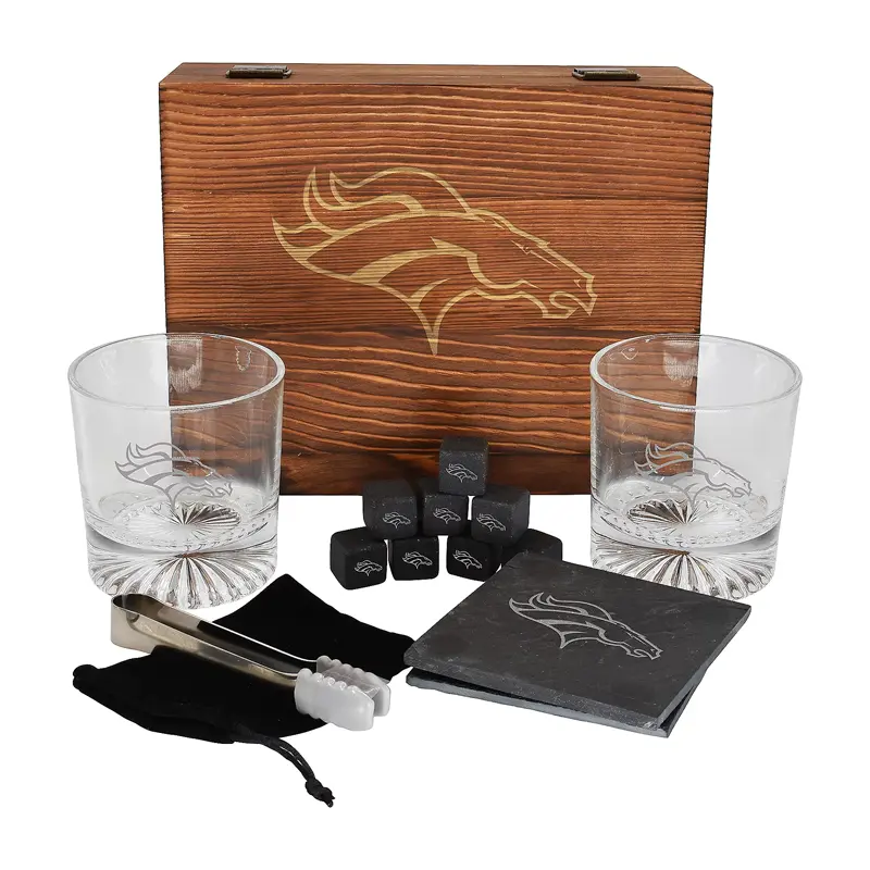 The Memory Company NFL Boxed Drinkware Set w/Coasters