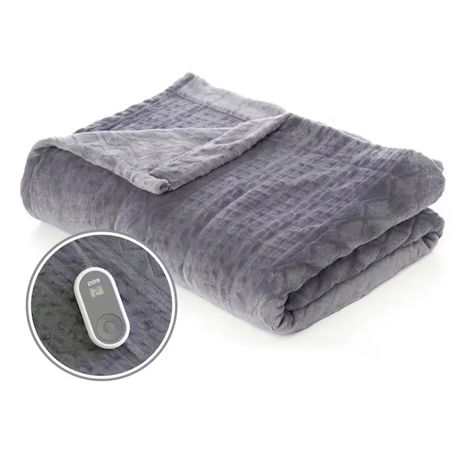 Pure Enrichment PureRelief Radiance Deluxe Heated Blanket