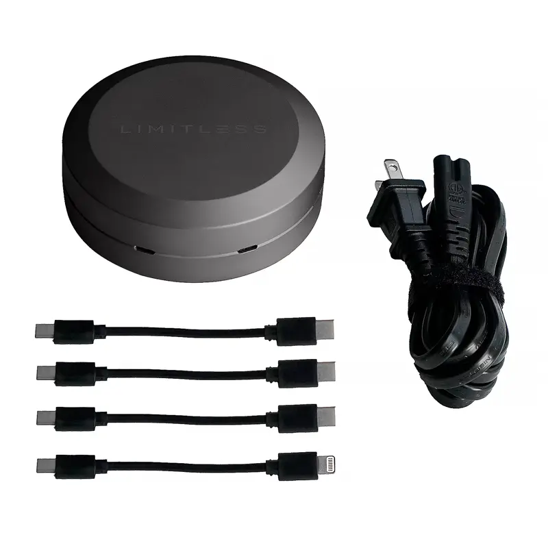 Limitless ChargeHub 65W 6-Port Desktop Charging Dock with Cables