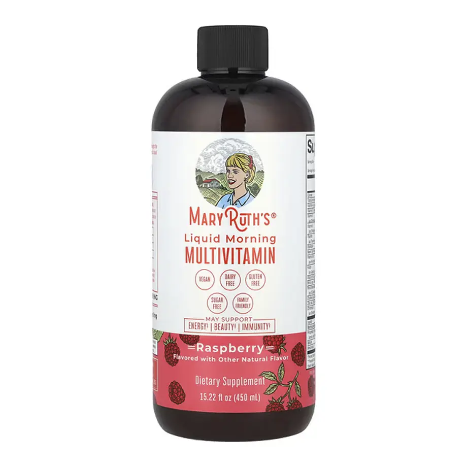 MaryRuth's, Liquid Morning Multivitamin, Raspberry, 15.22 fl oz