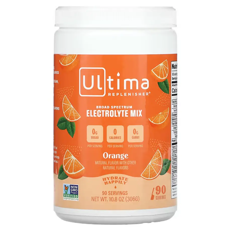 Ultima Replenisher, Electrolyte Drink Mix, Orange, 10.8 oz