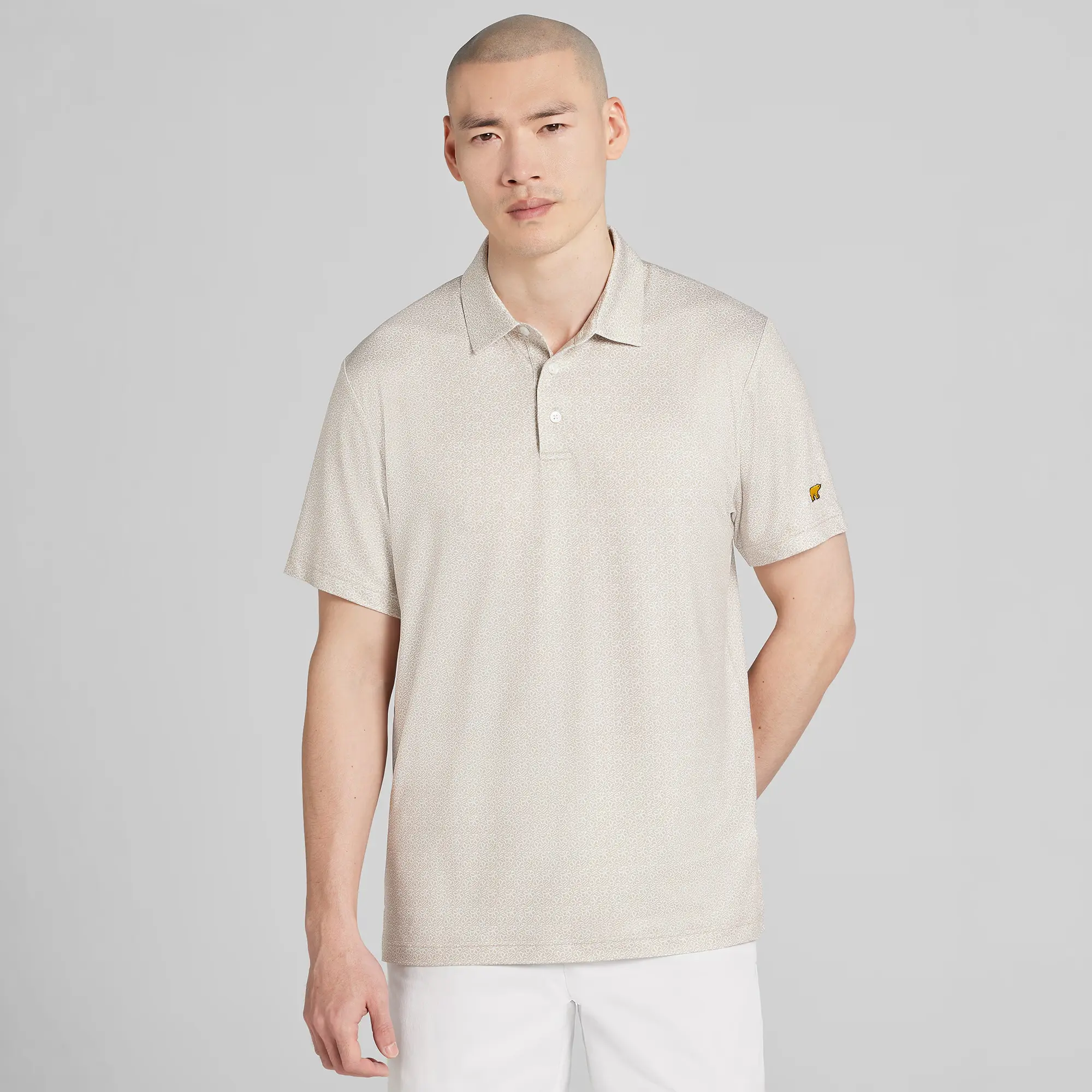 Jack Nicklaus Regular Fit Ditsy Floral Golf Polo